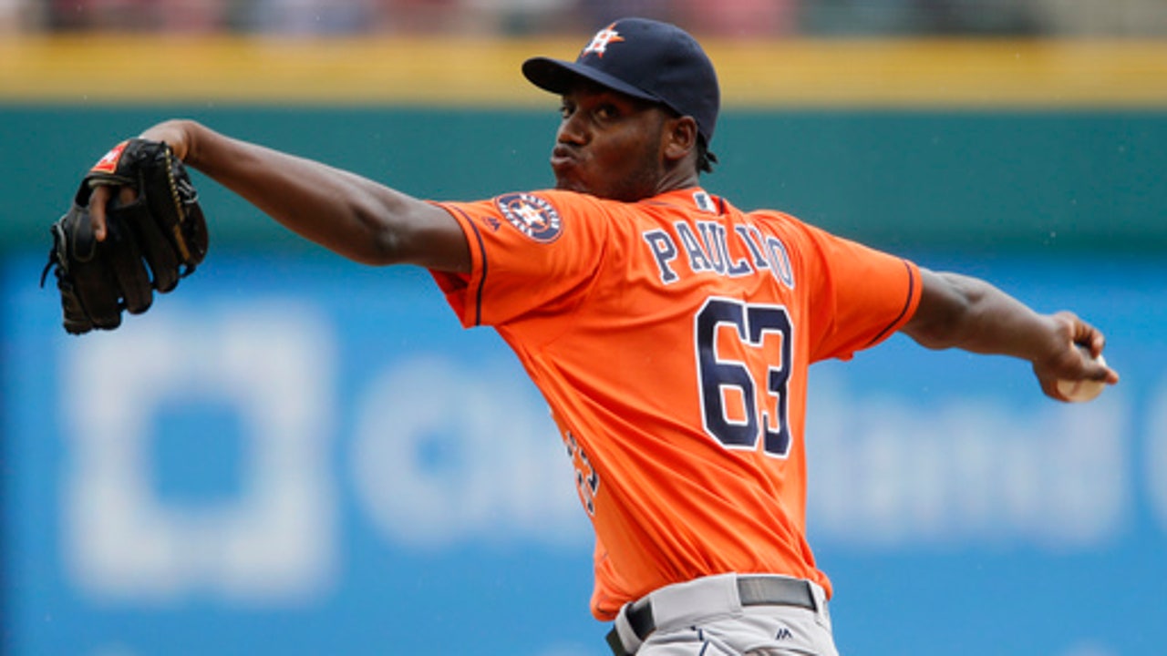 Astros' Paulino loses major league debut 10-7 to Indians